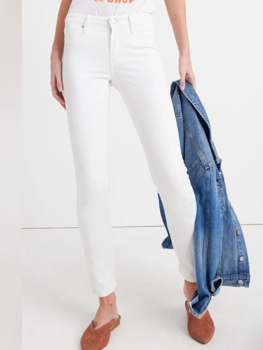 Lucky Brand White Straight-Leg Jeans for Women